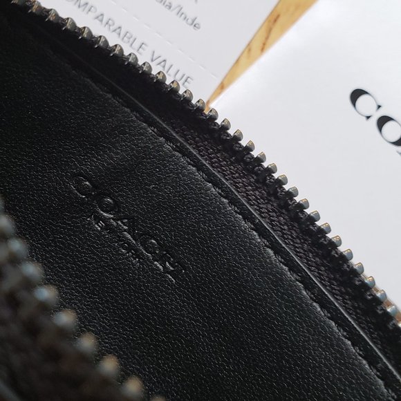 COACH Zip Card Case With Tiger Print - Picture 5 of 5